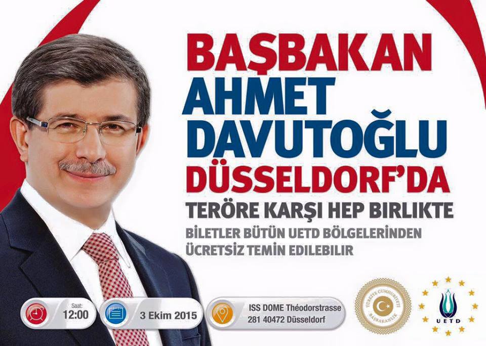 ahmet davutoglu 3 ekim 2015 dusseldorf1